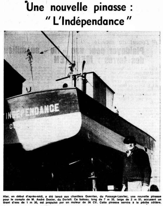 L independance cc lancement 24 02 1971